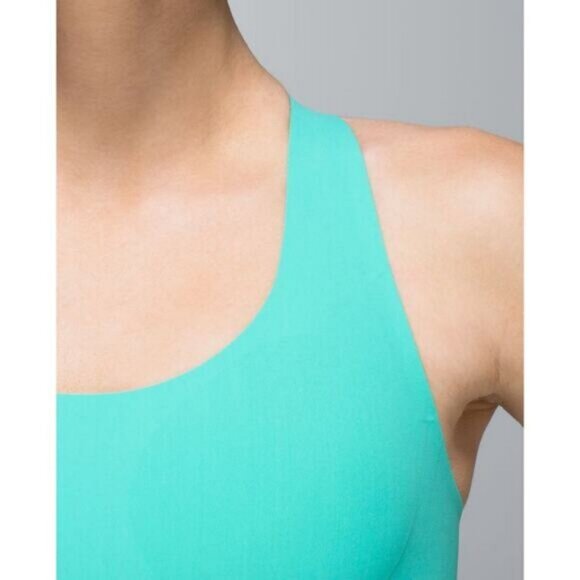 Lululemon Bitty Bracer Sports Bra (B-C cup) In Bali Breeze / Black Size 32A - Picture 3 of 8